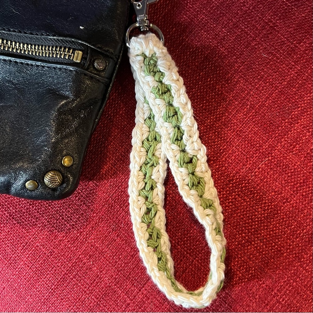 Hand Crocheted Wristlet Strap